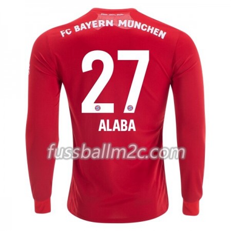 Fußballtrikots FC Bayern München David Alaba 27 Heim Trikotsatz 2019-2020 Langarm Fußballtrikots FC Bayern München David Alaba 27 Heim Trikotsatz 2019-2020 Langarm